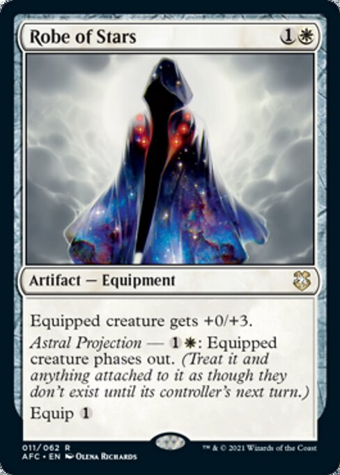 Robe of Stars (Commander 2021 Forgotten Realms) Light Play