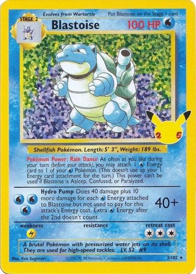 Blastoise (Celebrations: Classic Collection) Medium Play Holofoil