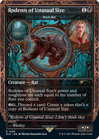 Rodents of Unusual Size - Pack Rat (Secret Lair) Light Play Foil