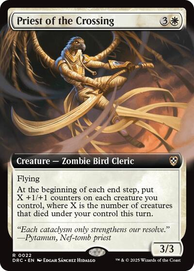 Priest of the Crossing (Extended Art) (Commander: Aetherdrift) Light Play