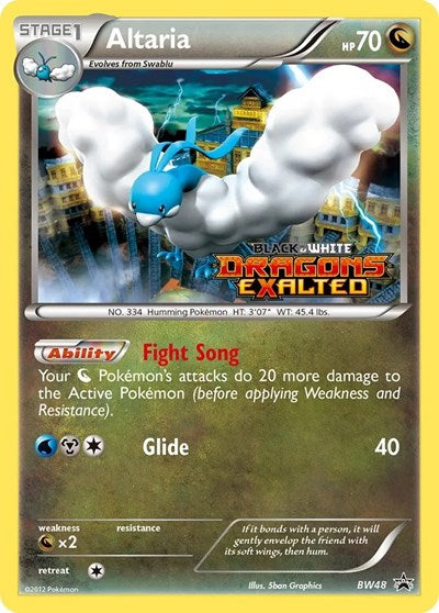 Altaria - BW48 (Prerelease) (Black and White Promos) Light Play Holofoil