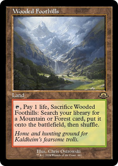 Wooded Foothills (Retro Frame) (Modern Horizons 3) Light Play