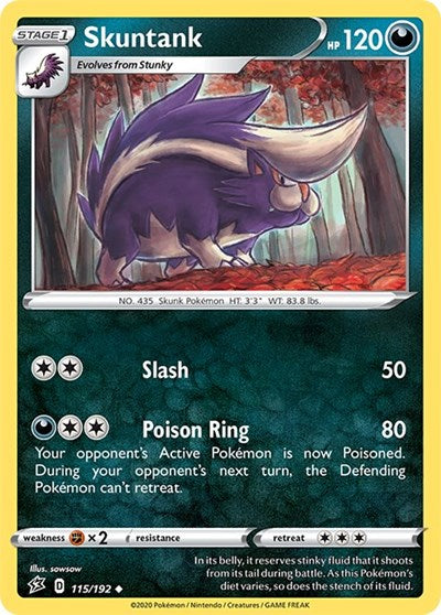 Skuntank (SWSH02: Rebel Clash) Light Play