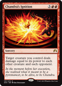 Chandra's Ignition (Magic Origins) Light Play