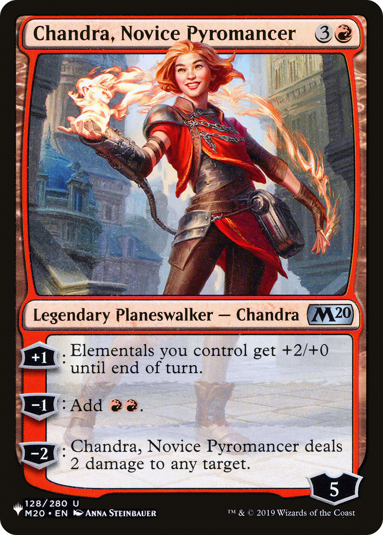 Chandra, Novice Pyromancer [The List Reprints]