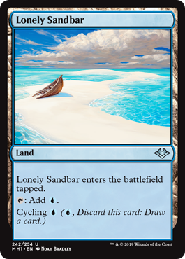 Lonely Sandbar (Modern Horizons) Light Play Foil