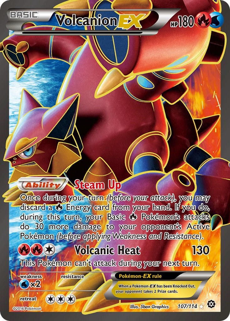 Volcanion EX (Full Art) [STS - 107]