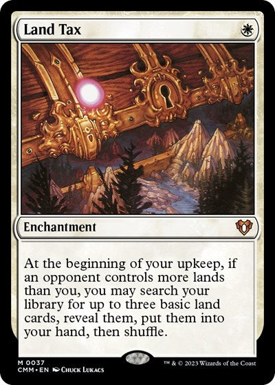 Land Tax (Commander Masters) Light Play Foil