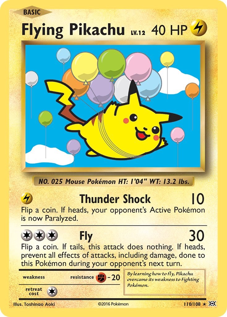 Flying Pikachu [EVO - 110]