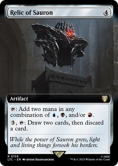 Relic of Sauron (Extended Art) (Commander: The Lord of the Rings: Tales of Middle-earth) Light Play