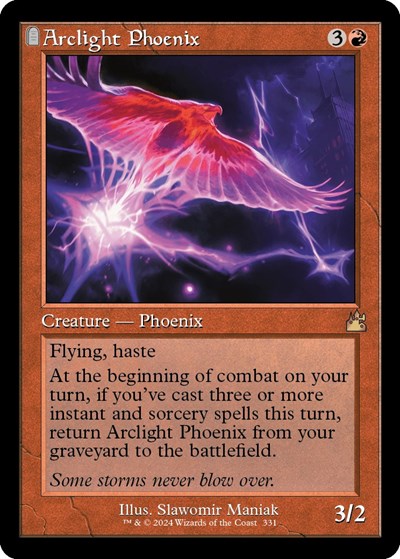 Arclight Phoenix (Retro Frame) (Ravnica Remastered) Light Play Foil