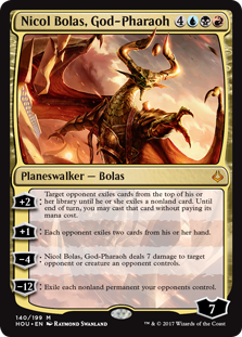 Nicol Bolas, God-Pharaoh (Hour of Devastation) Light Play