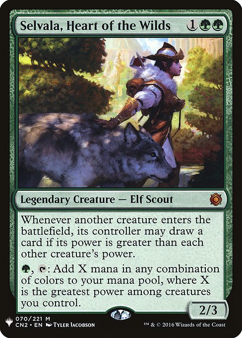 Selvala, Heart of the Wilds (Mystery Booster) Light Play