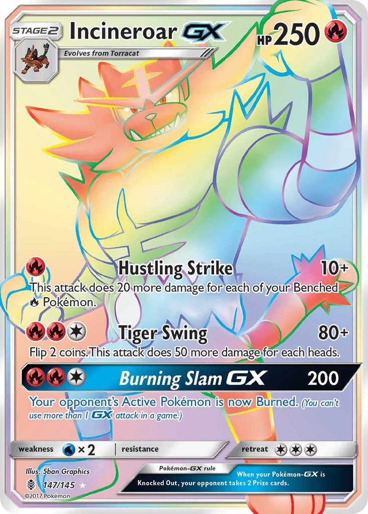 Incineroar GX (Secret) [SM02 - 147]