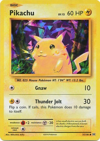 Pikachu - 35/108 (Cracked Ice Holo) [PR - 035/108]