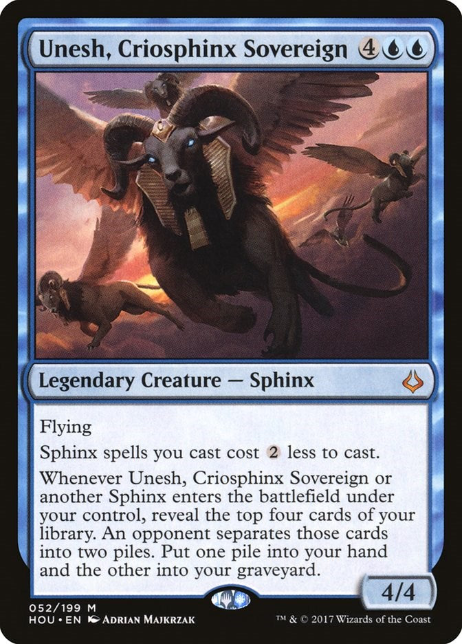 Unesh, Criosphinx Sovereign [HOU - 52]