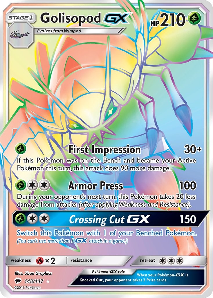 Golisopod GX (Secret) [SM03 - 148/147]