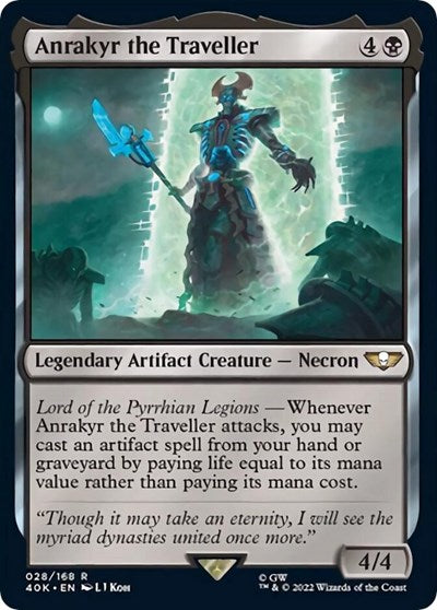 Anrakyr the Traveller (Surge Foil) (Universes Beyond: Warhammer 40K) Light Play Foil