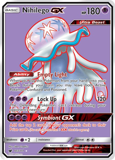 Nihilego GX (Full Art) [SM04 - 103]