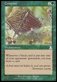 Compost (Urza's Destiny) Light Play Foil