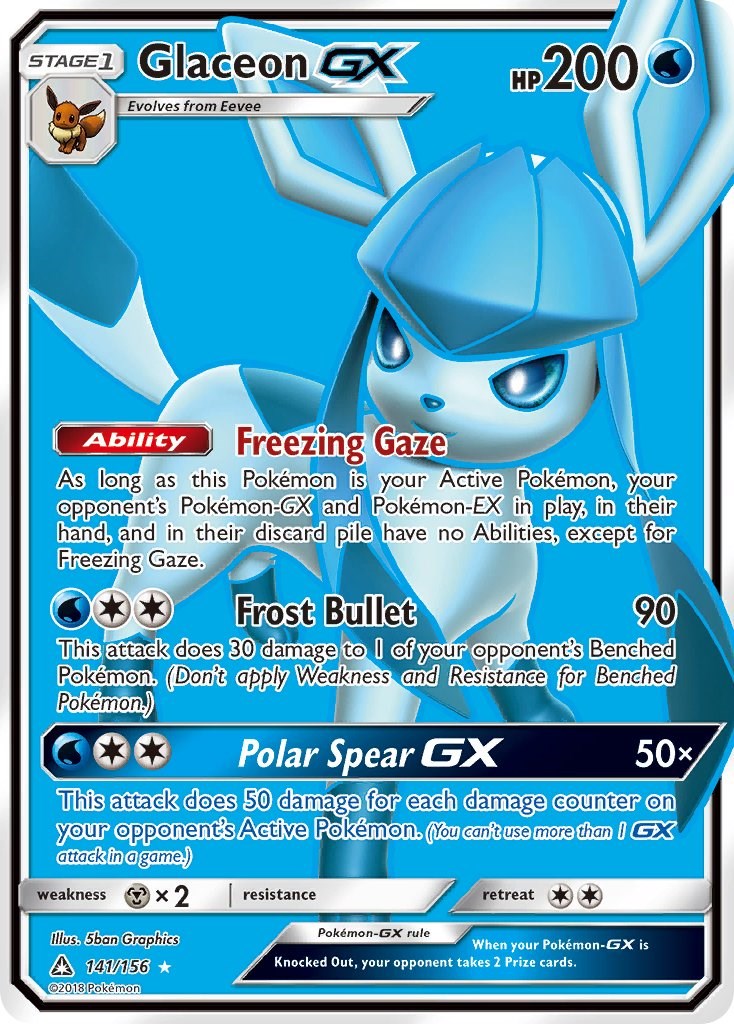 Glaceon GX (Full Art) [141/156]