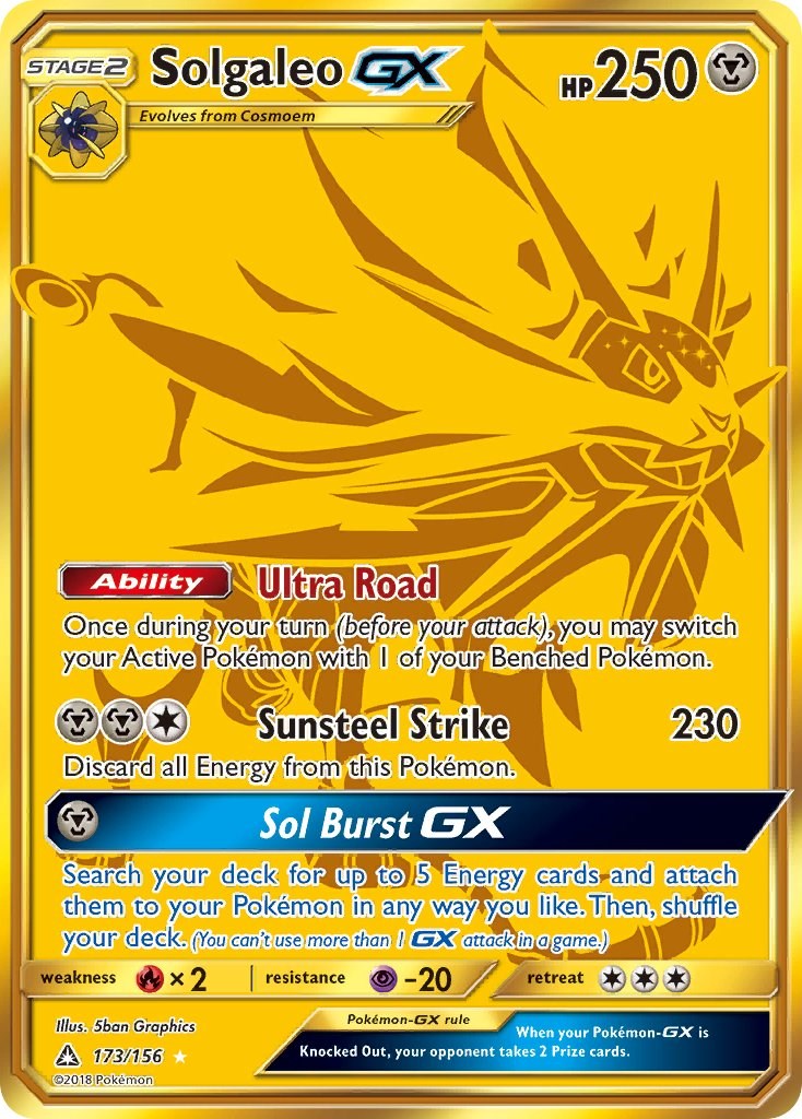 Solgaleo GX (Secret Rare) [SM05 - 173]