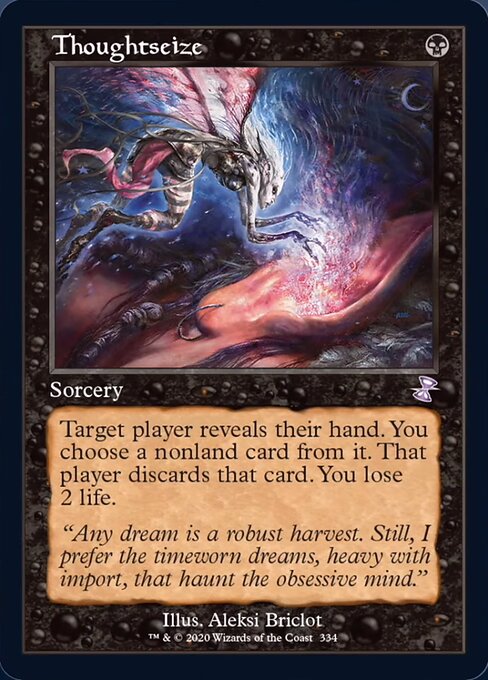 Thoughtseize (Time Spiral Remastered) Light Play Foil