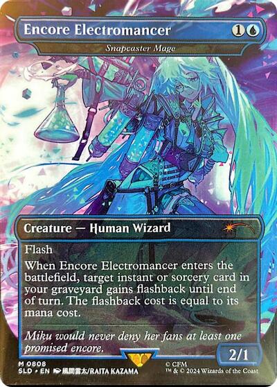 Encore Electromancer - Snapcaster Mage (Rainbow Foil) (Secret Lair) Near Mint Foil Japanese