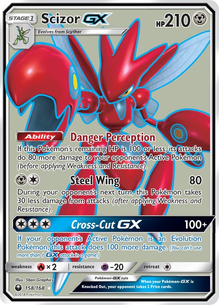 Scizor GX (Full Art) [CES - 158/168]