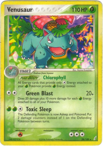 Venusaur - 28/100 (EX Crystal Guardians) [PR - 028/100]