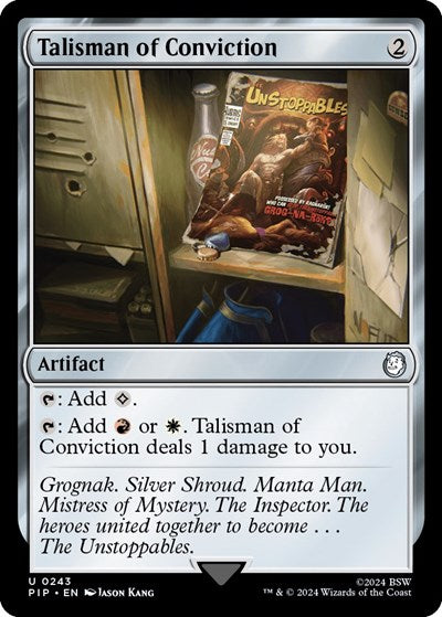 Talisman of Conviction (Universes Beyond: Fallout) Light Play Foil