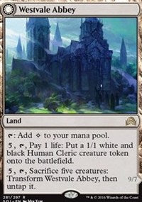 Westvale Abbey (Ormendahl Profane Prince) (Shadows Over Innistrad) Light Play