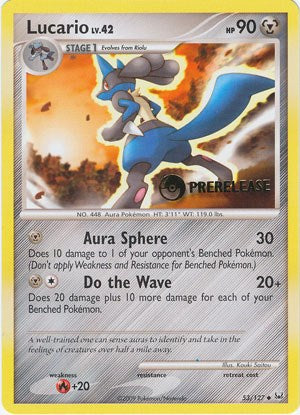 Lucario - 53/127 (Prerelease) [PR - 53/127]