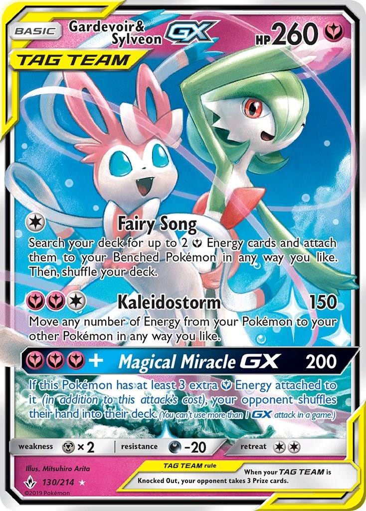 Gardevoir & Sylveon GX [SM10 - 130/214]