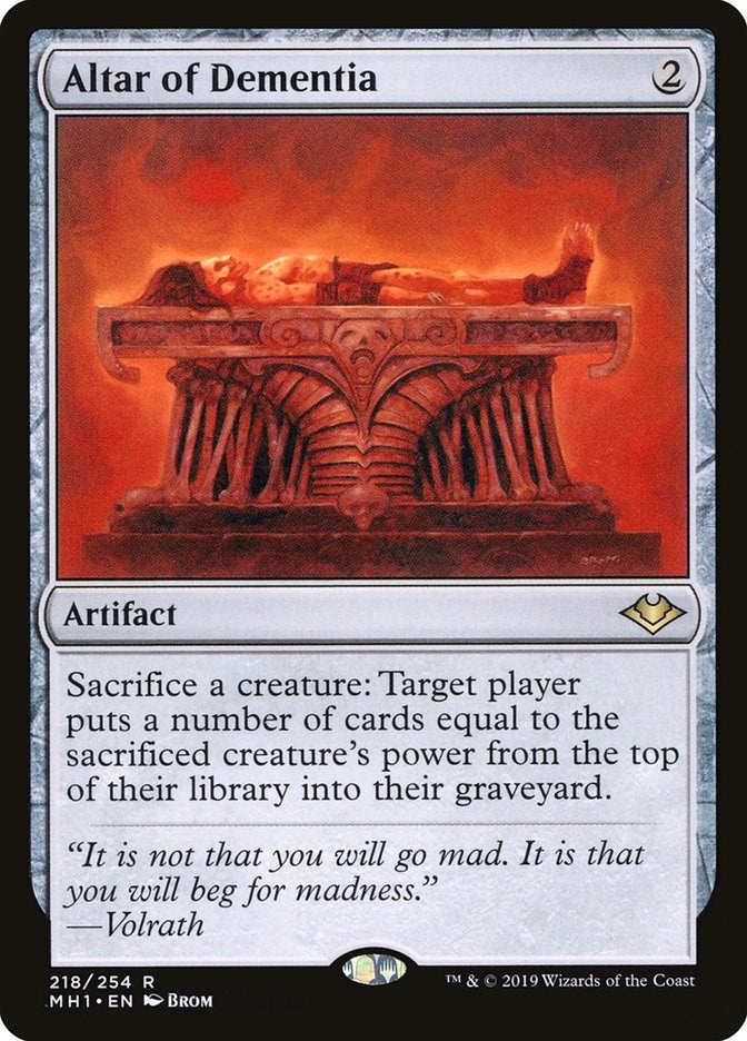 Altar of Dementia [MH1 - 218]