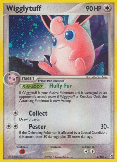 Wigglytuff (Crystal Guardians) Light Play Reverse Holofoil