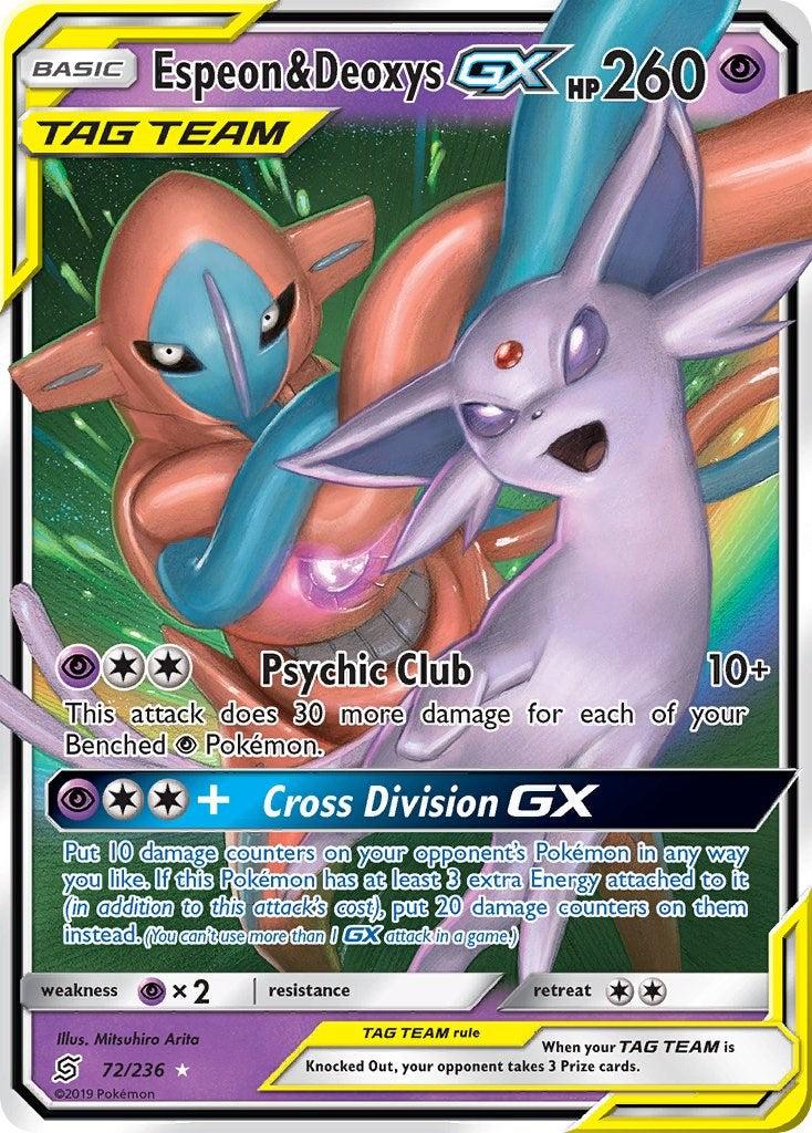 Espeon & Deoxys GX [SM11 - 72/236]