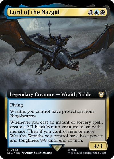 Lord of the Nazgul (Extended Art) (Commander: The Lord of the Rings: Tales of Middle-earth) Light Play