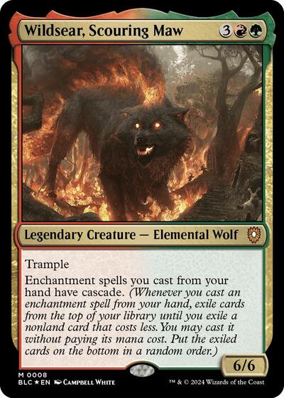 Wildsear, Scouring Maw (Commander: Bloomburrow) Light Play Foil