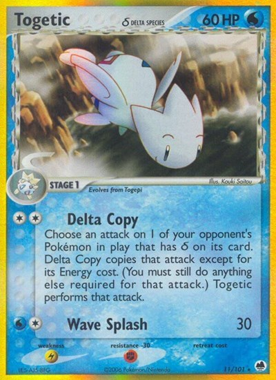 Togetic (Delta Species) (Dragon Frontiers) Light Play Holofoil