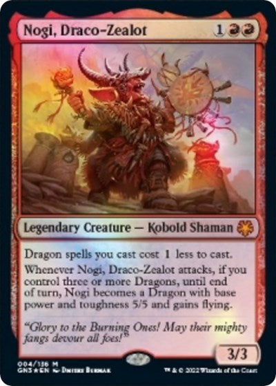 Nogi, Draco-Zealot (Magic Game Night: Free-For-All) Light Play Foil