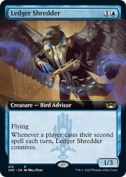 Ledger Shredder (Extended Art) (Streets of New Capenna) Light Play Foil