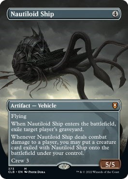 Nautiloid Ship (Borderless) (Commander Legends: Battle for Baldur's Gate) Light Play Foil