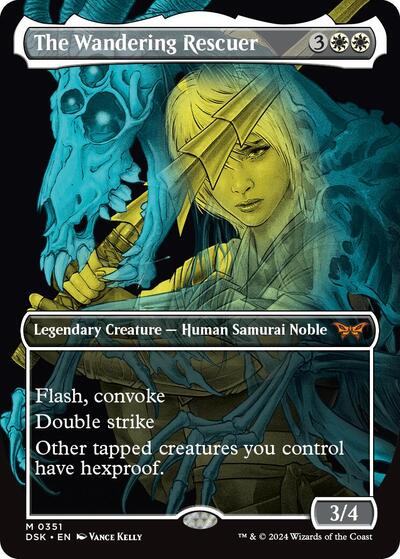 The Wandering Rescuer (Showcase) (Duskmourn: House of Horror) Light Play Foil