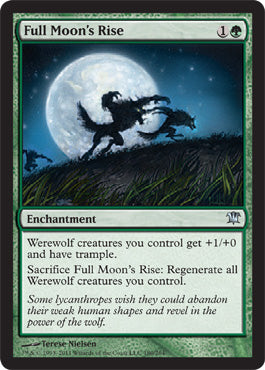 Full Moon's Rise  (Innistrad) Medium Play Foil