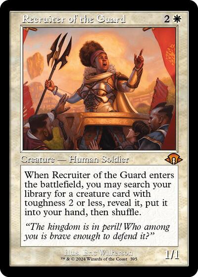 Recruiter of the Guard (Retro Frame) (Modern Horizons 3) Light Play