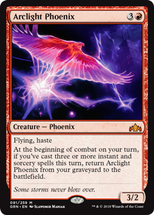 Arclight Phoenix (Guilds of Ravnica) Light Play