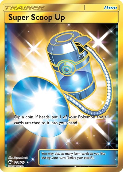 Super Scoop Up (Secret) (SM - Burning Shadows) Light Play Holofoil