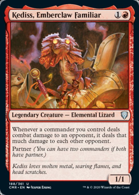 Kediss, Emberclaw Familiar (Commander Legends) Light Play