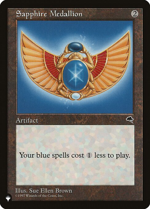 Sapphire Medallion (The List) Light Play